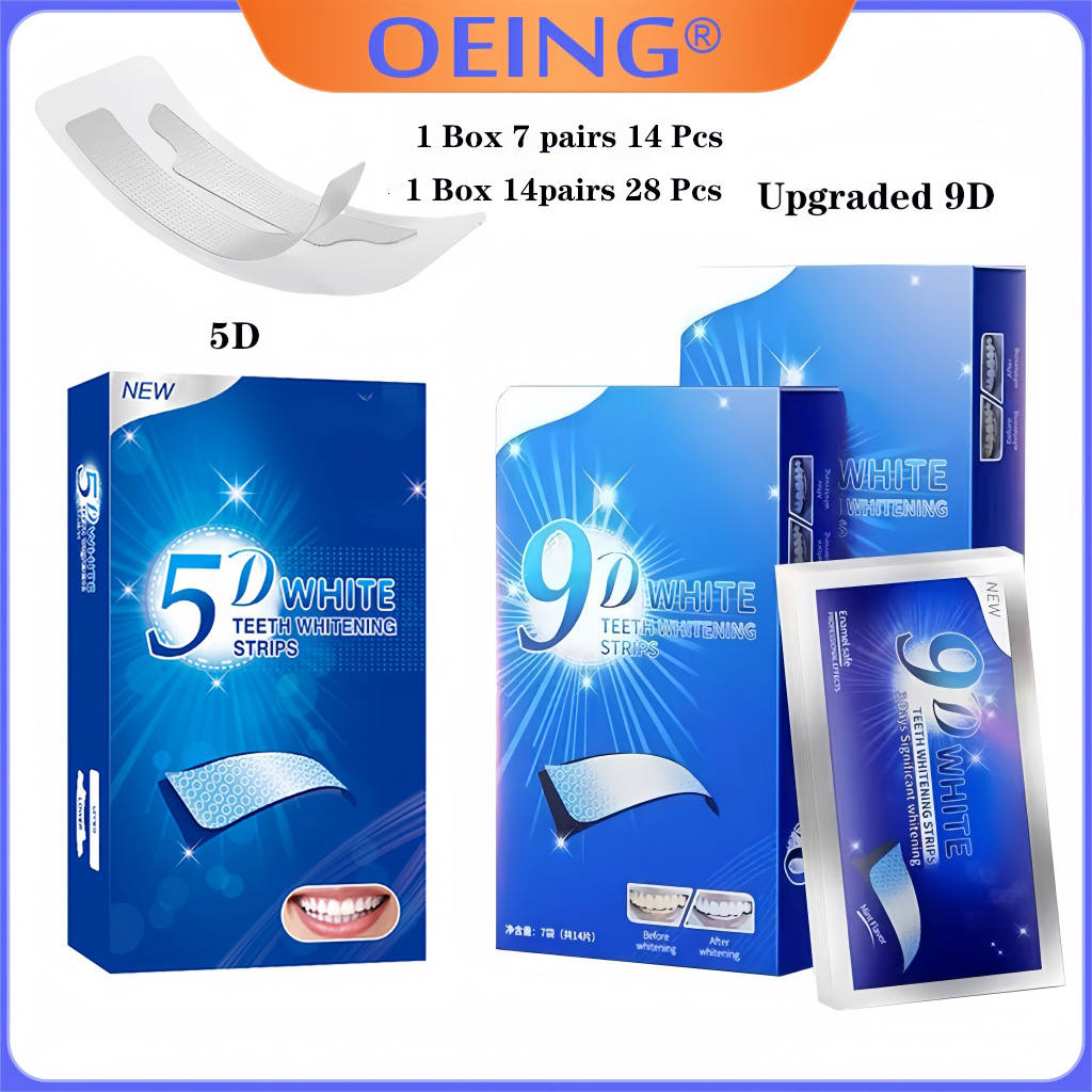 9D 5D Teeth Whitening Strip 14 - Teeth Whitening Home Kit review and price