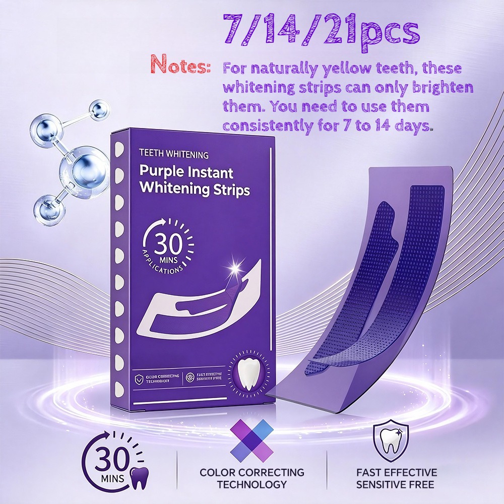 Purple Teeth Whitening Strips  - Teeth Whitening Quick review and price