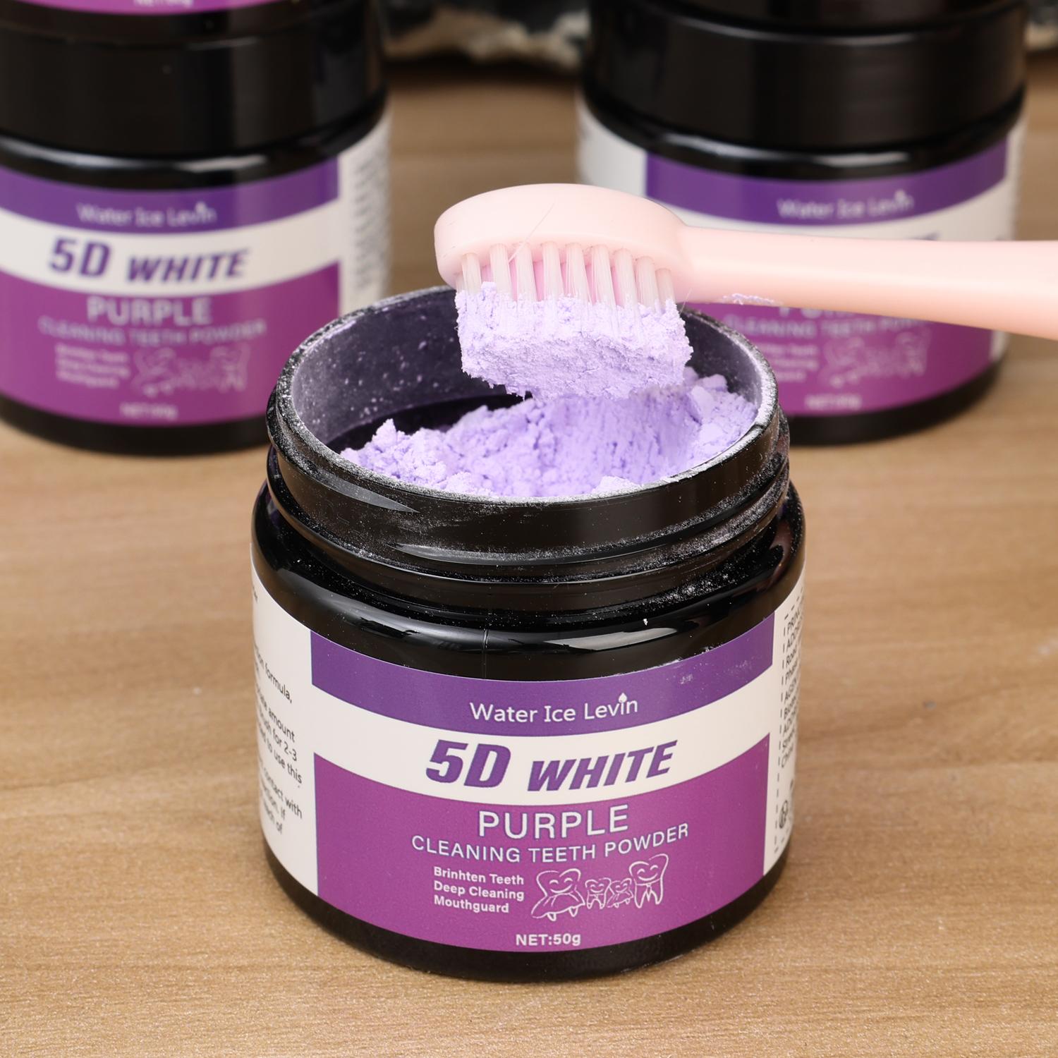50g/box Purple Teeth Whitening - Teeth Whitening Oil Pulling review and price