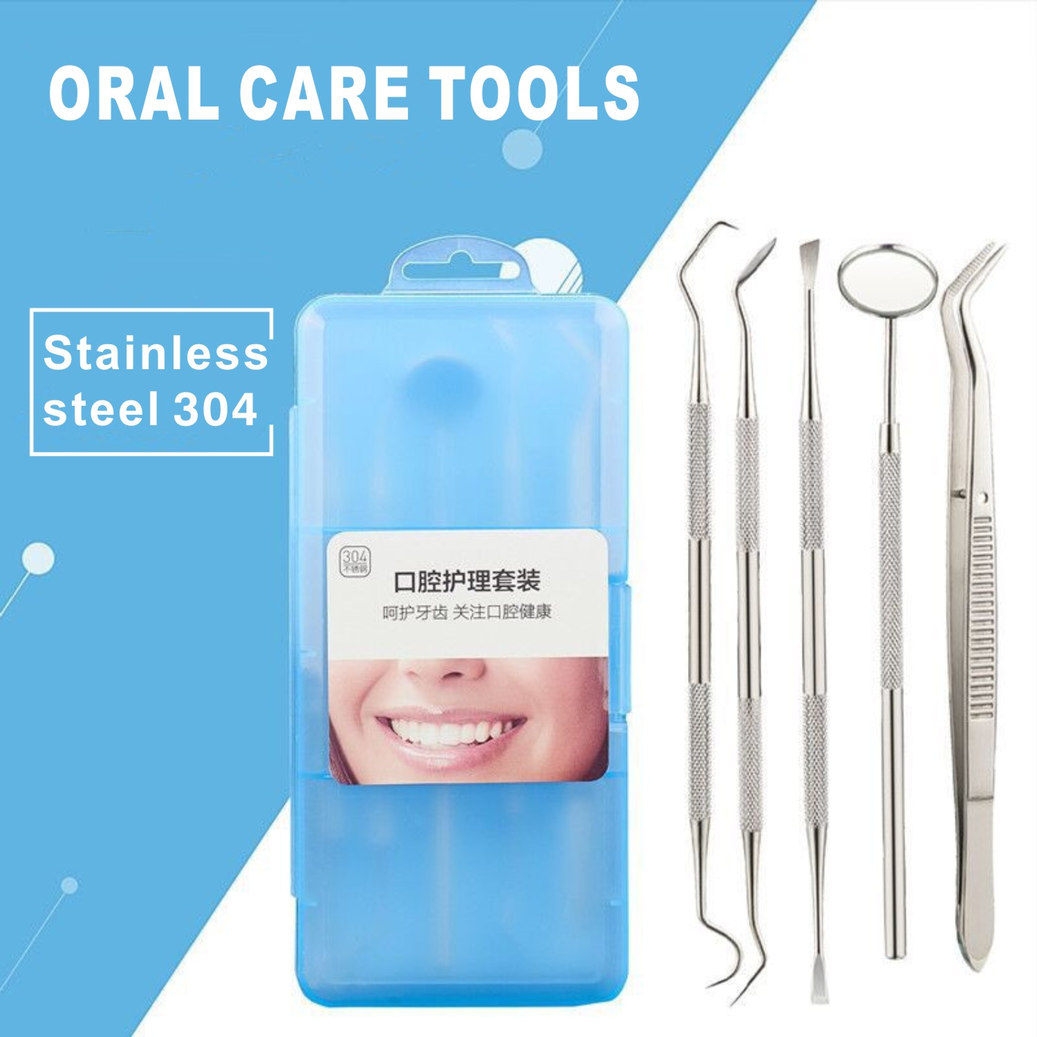 5-in-1 Stainless Steel Oral Ca - Teeth Whitening Home Kit review and price