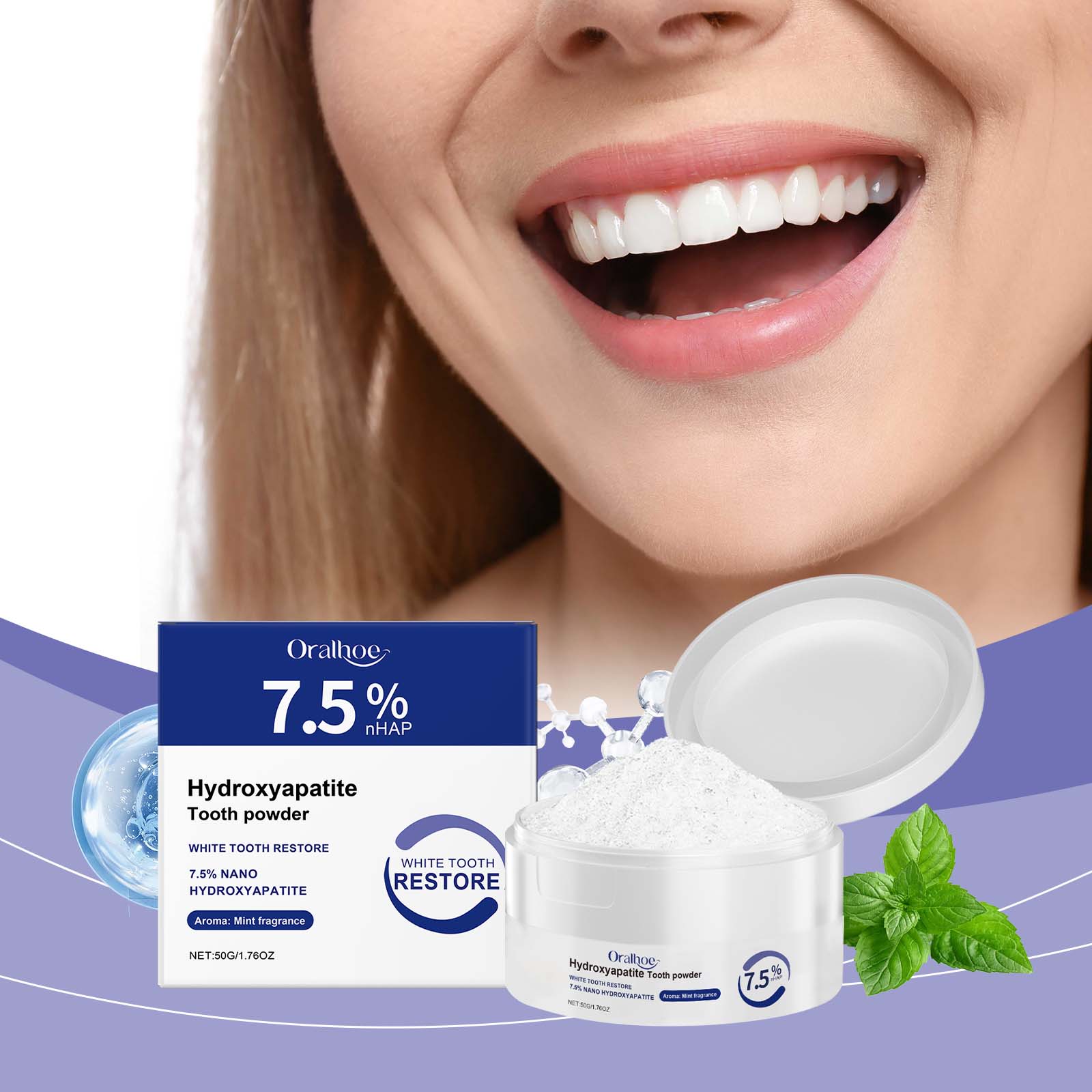 Delicate teeth care, strong cl - Teeth Whitening Oil Pulling review and price