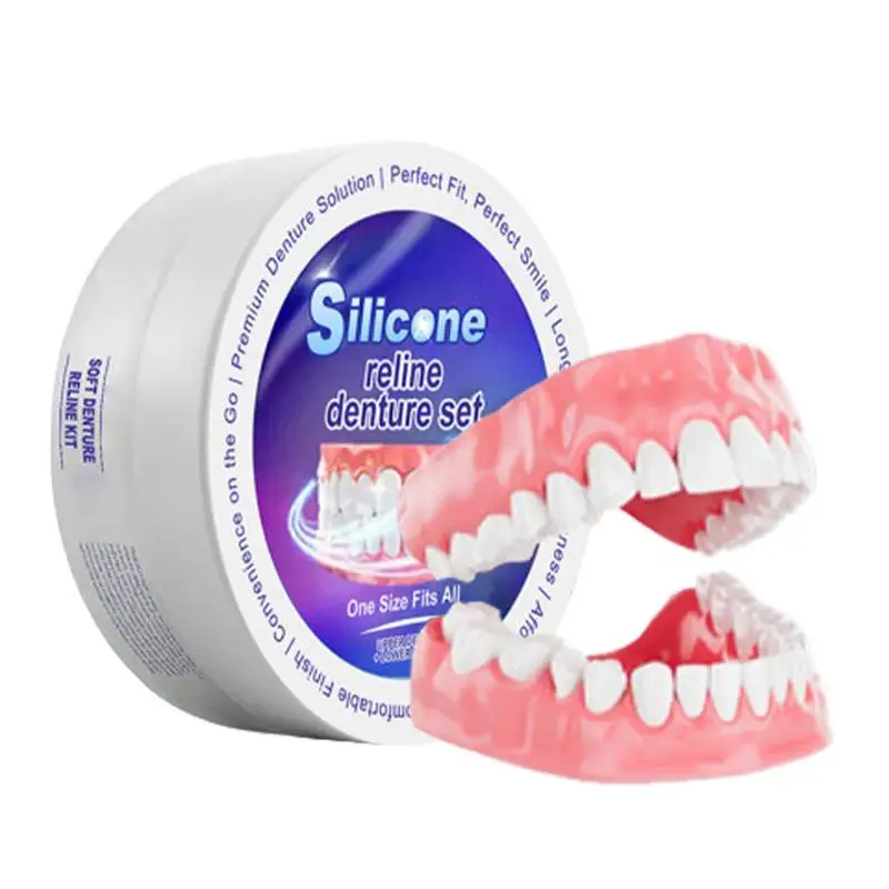 Silicone Denture Set Fit Tempo - Teeth Whitening With Braces review and price