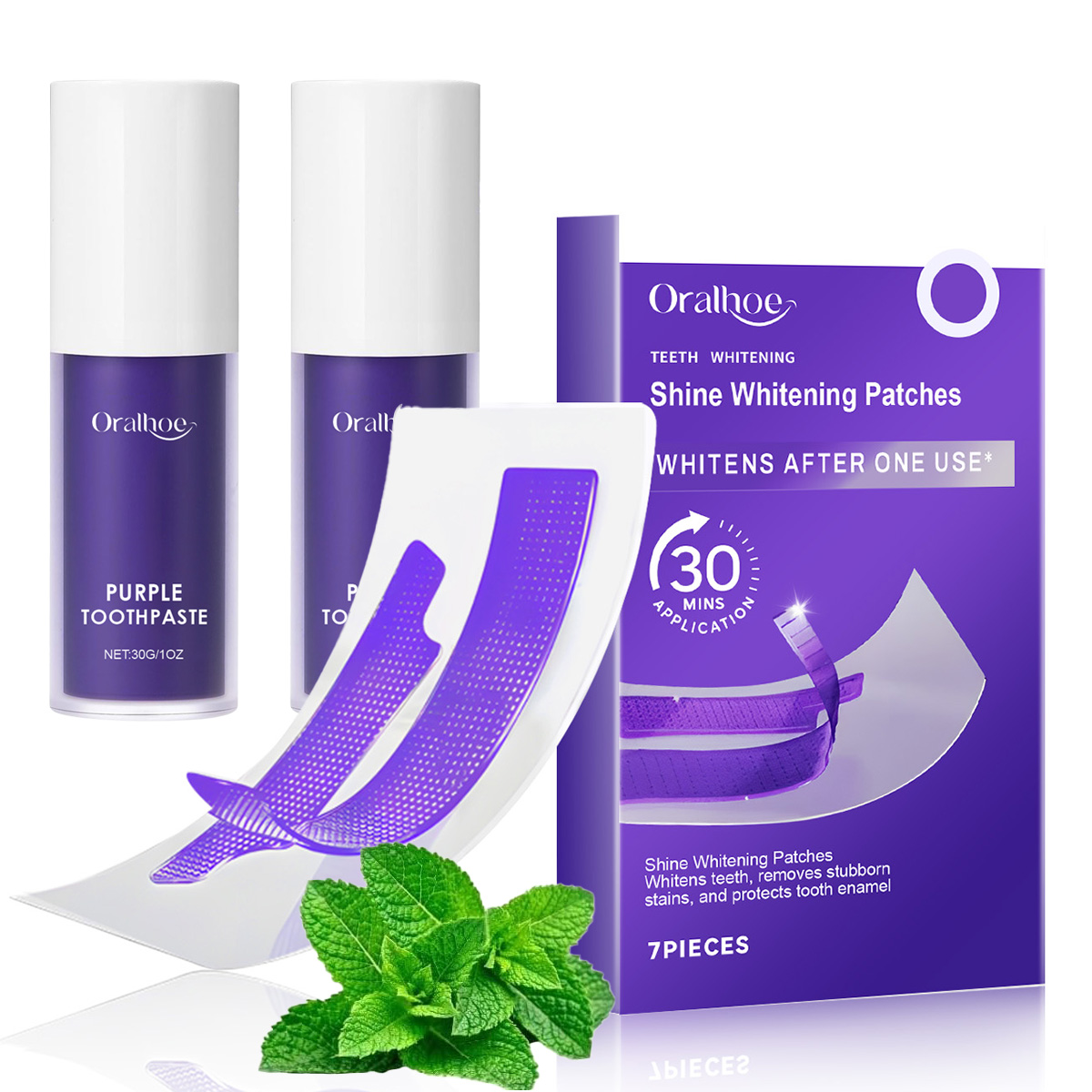 Purple Teeth Whitening Combo K - Teeth Whitening Home Kit review and price