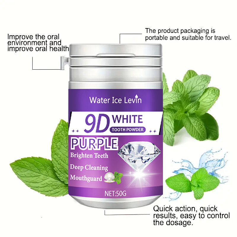 9D White Tooth Powder Brighten - Teeth Whitening Quick review and price