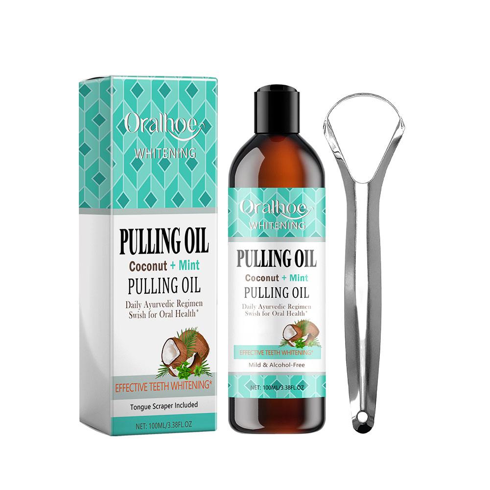 Coconut Mint Pulling Oil Mouth - Teeth Whitening Oil Pulling review and price
