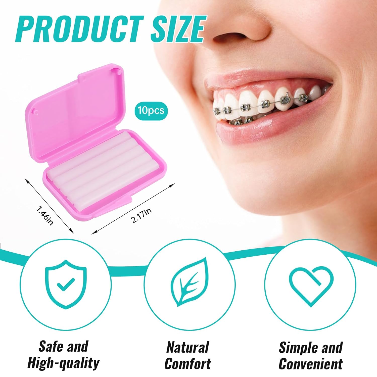 10box Dental Orthodontic Relie - Teeth Whitening With Braces review and price