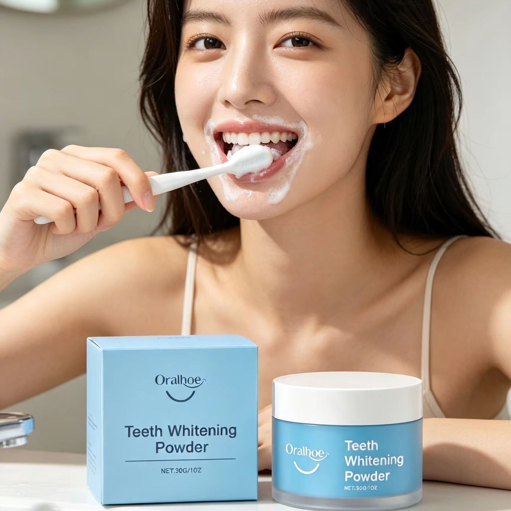 Oralhoe Tooth Powder for Brush - Teeth Whitening Price review and price