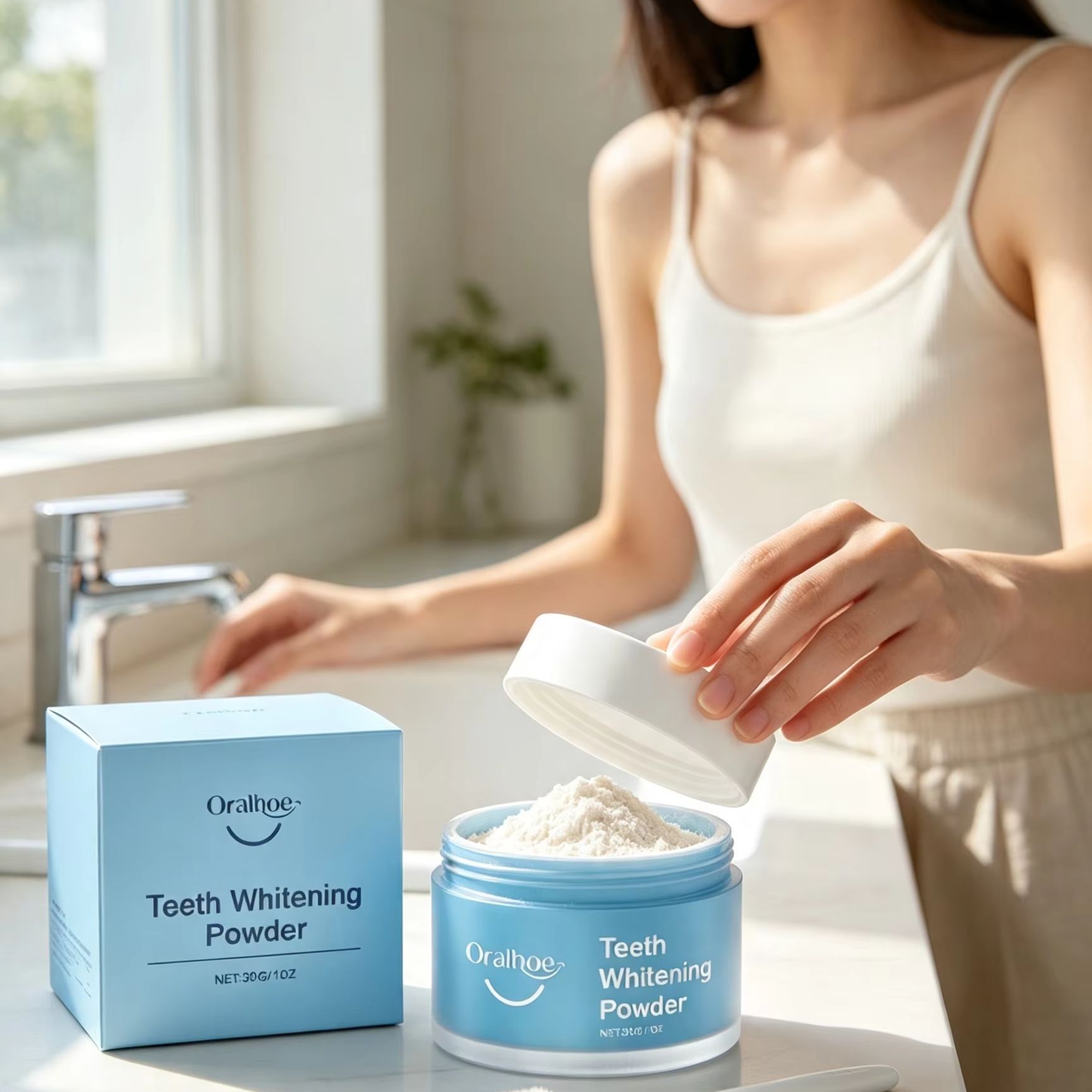 Oralhoe Tooth Powder for Brush - Teeth Whitening Price review and price