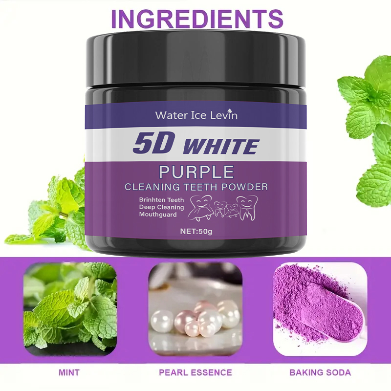 Water Ice Levin Purple Brighte - Teeth Whitening Oil Pulling review and price