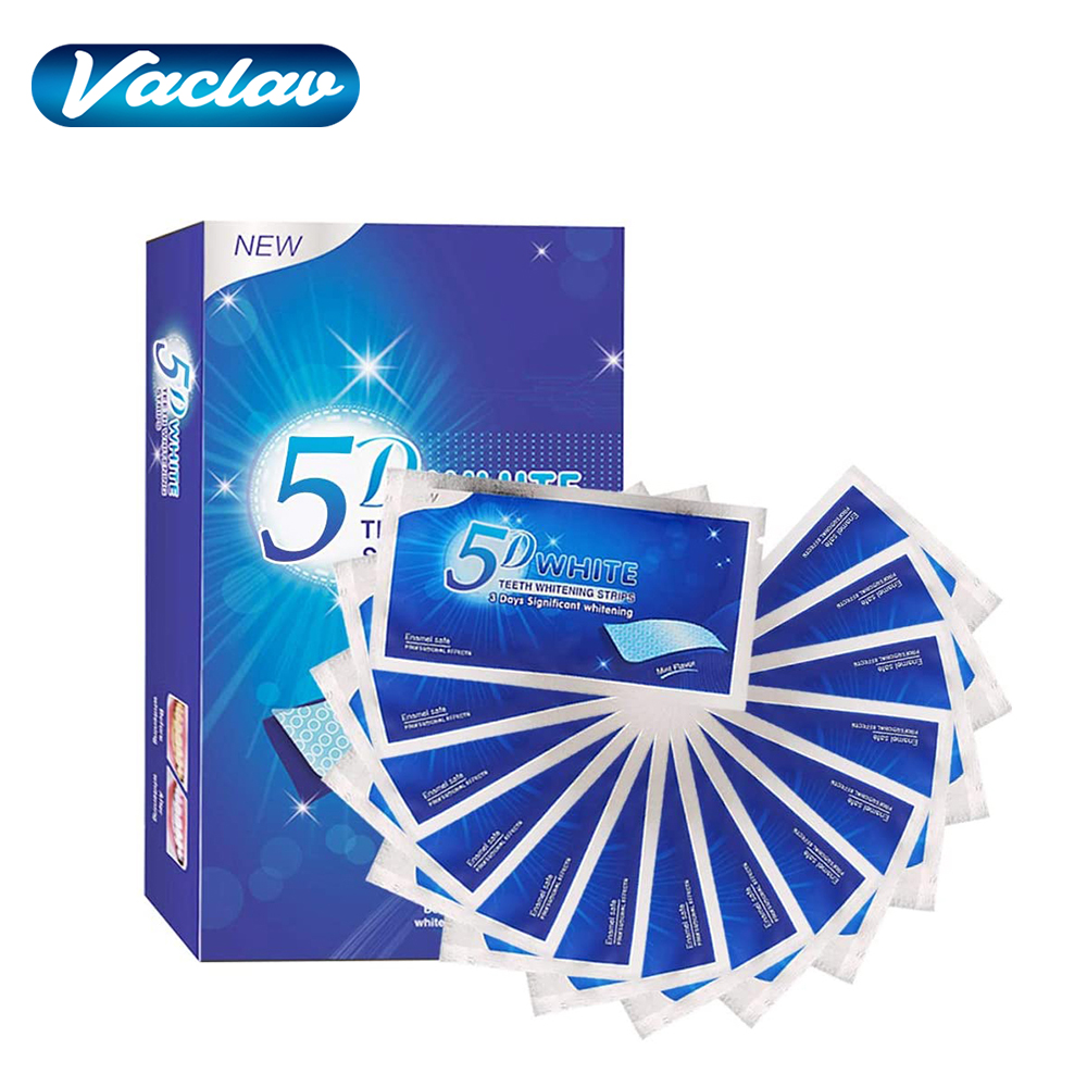 5D White Teeth Whitening Strip - Teeth Whitening Home Kit review and price