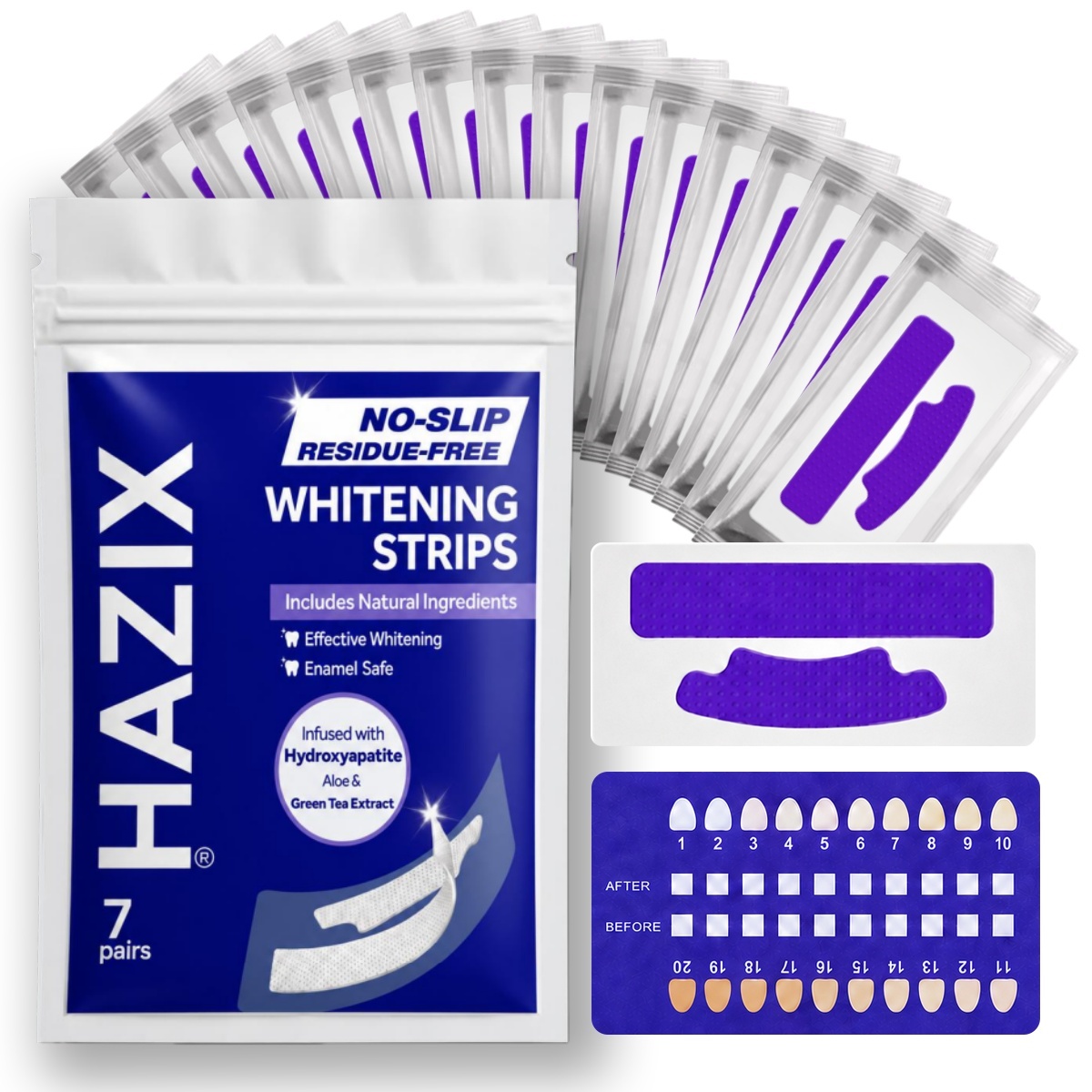 KHAZIX Teeth Whitening Strips  - Teeth Whitening Oil Pulling review and price